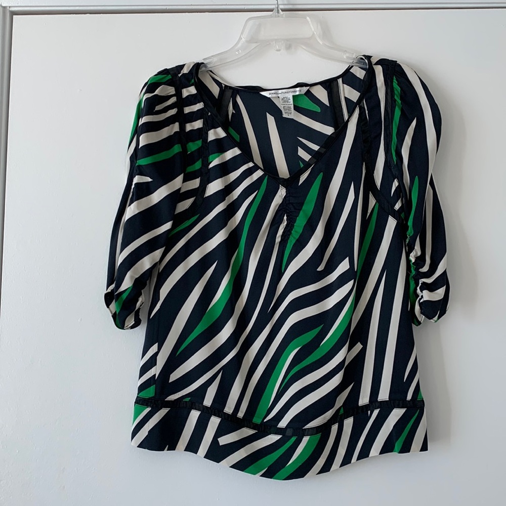 Diane von Furstenberg silk blouse